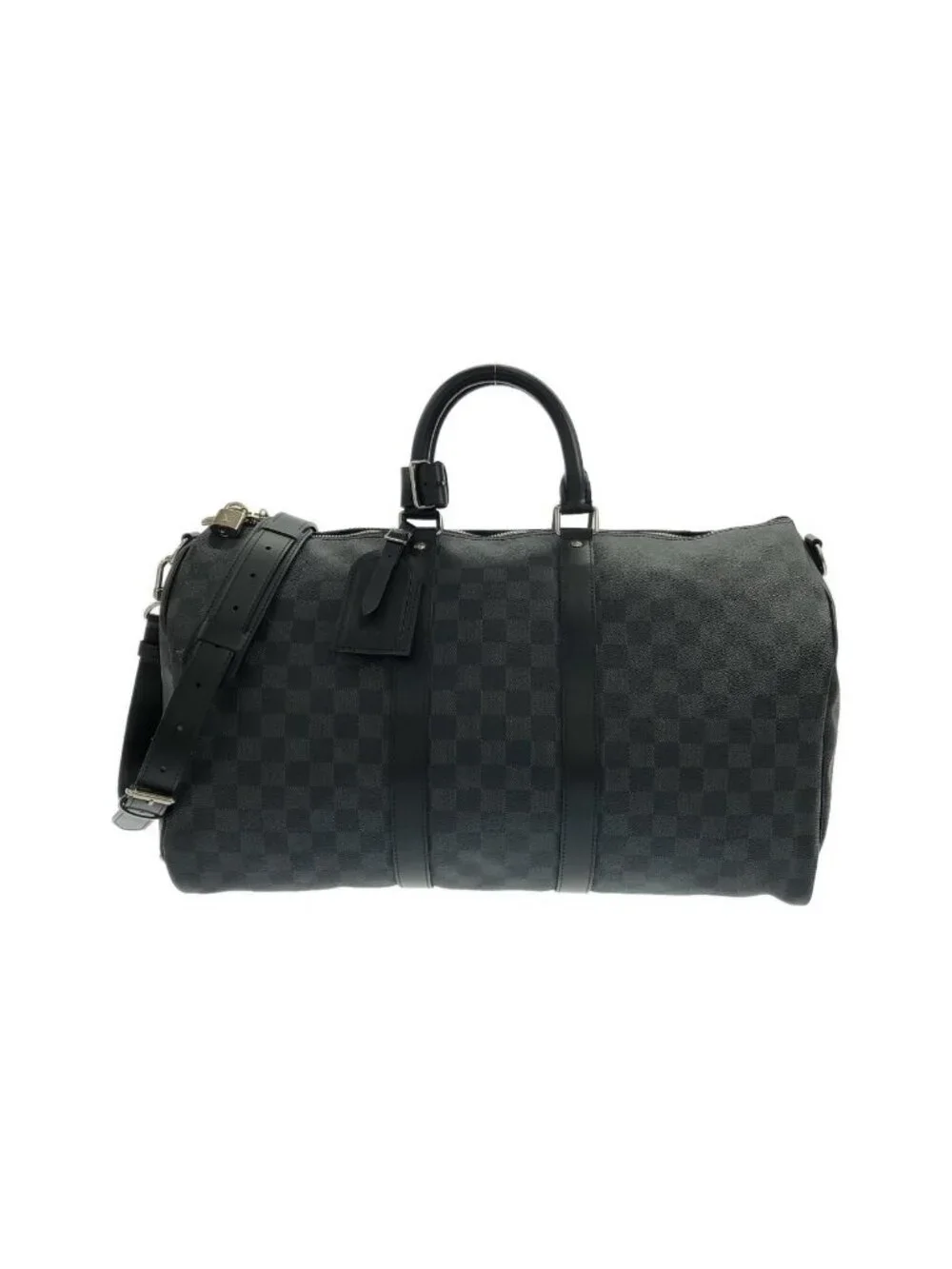 Louis Vuitton Damier Graphite Keepall Bandouliere 45 Boston Bag